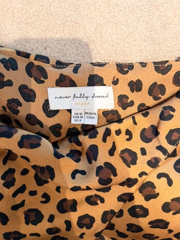 Never Fully Dressed Never Fully Dressed leopard dress