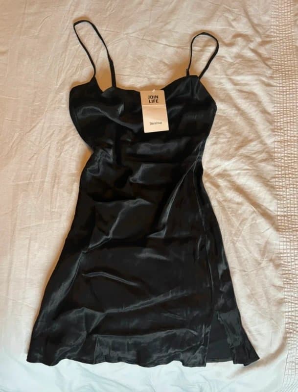 Bershka bershka silk mini dress