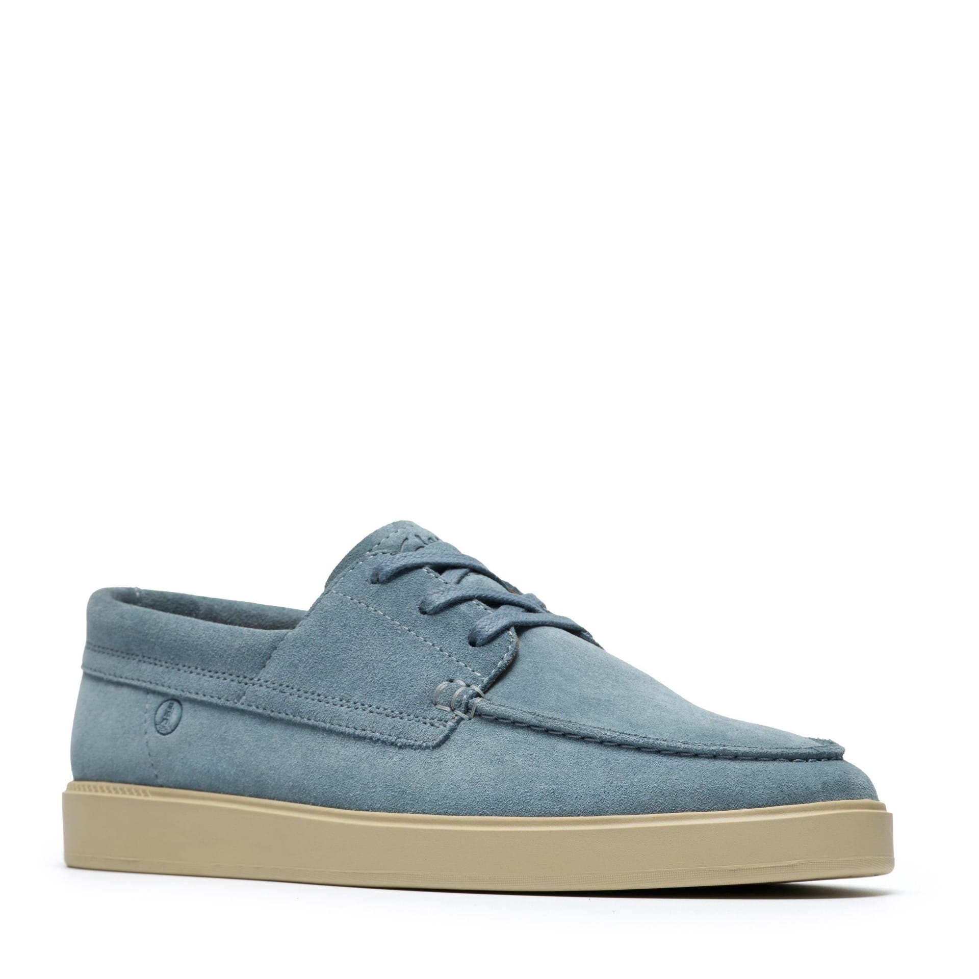 Clarks Clarks Men's Lockford Boat Light Blue Boat Shoes - 4