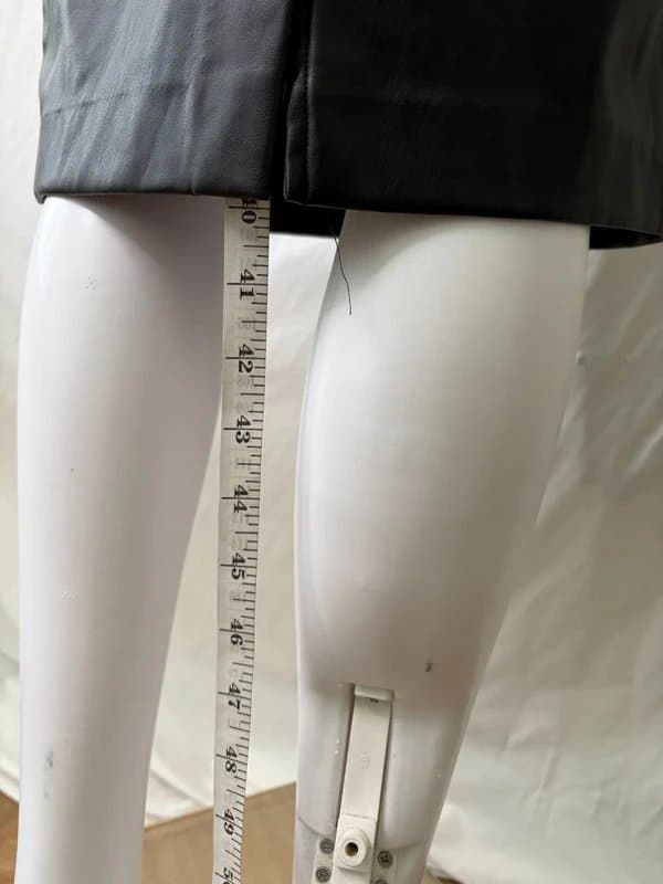 New Look New Look Pencil Skirt Size 8 Womens Vintage EU 36 Black Fitted 28 Waist Zip
