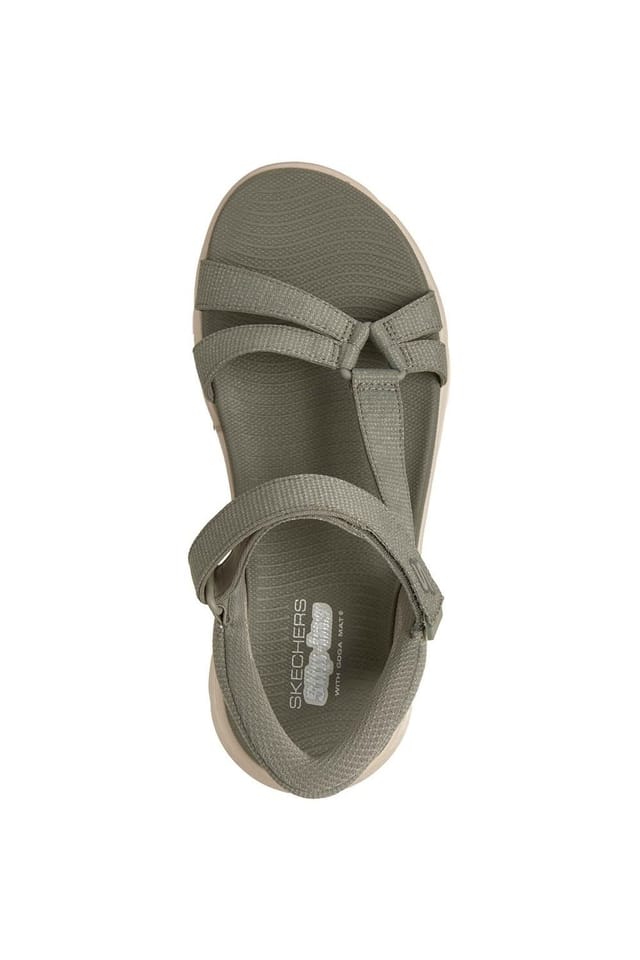 Skechers Skechers Women's GO WALK Flex Illuminate Sandal in Green - 3