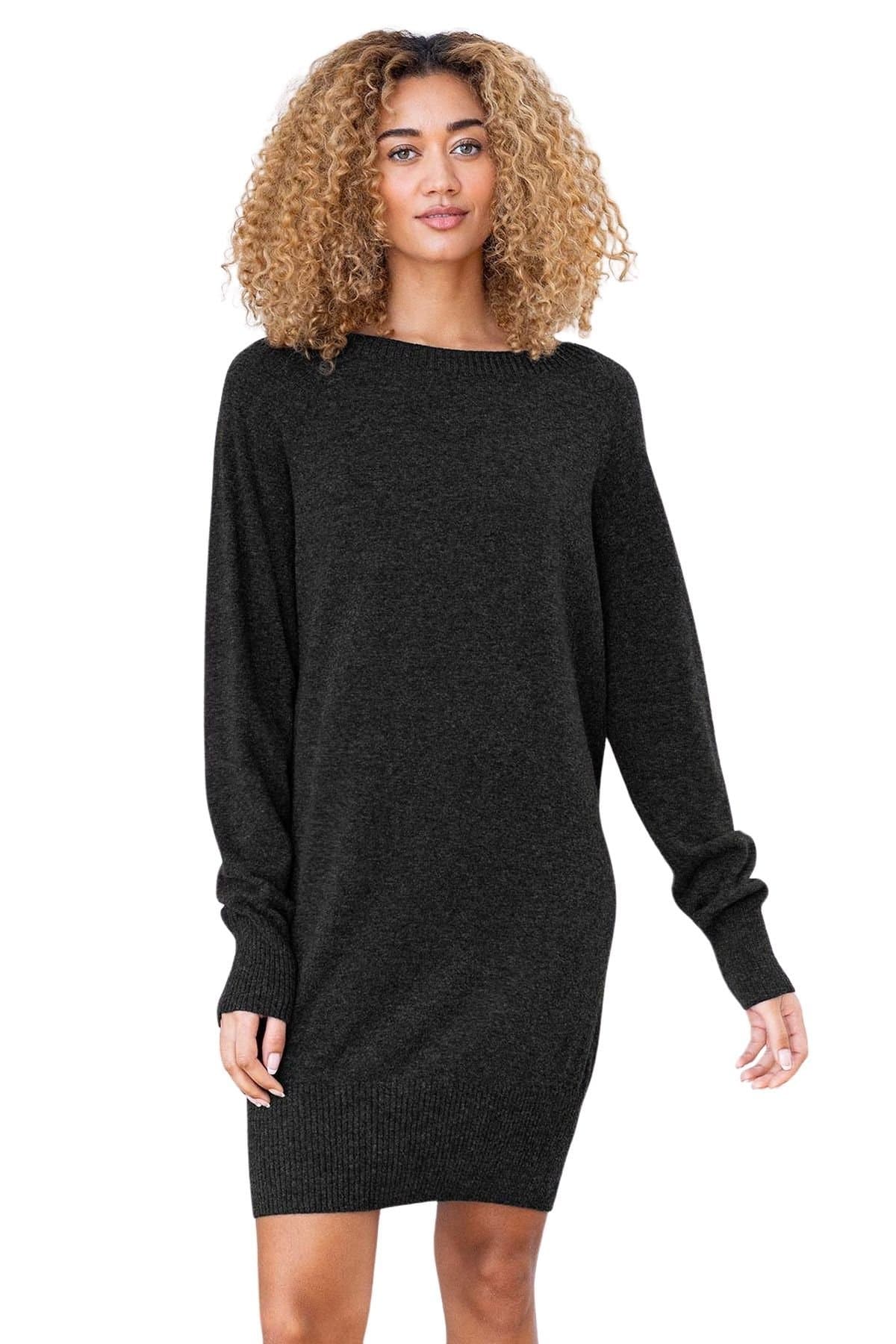 Celtic & Co Celtic & Co Women's Supersoft Slouch Dress in Dark Grey