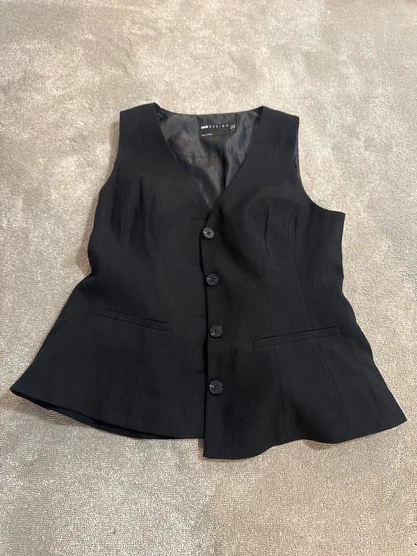 ASOS Design Peplum style waistcoat
