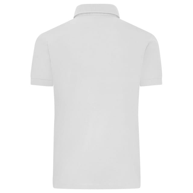 James and Nicholson James and Nicholson Men's Mercerised Cotton Regular Polo Shirt in White - 2