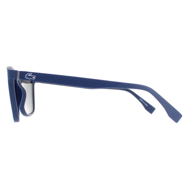 Lacoste Lacoste Men's Rectangle Matte Blue Grey Polarised L860SP - 3