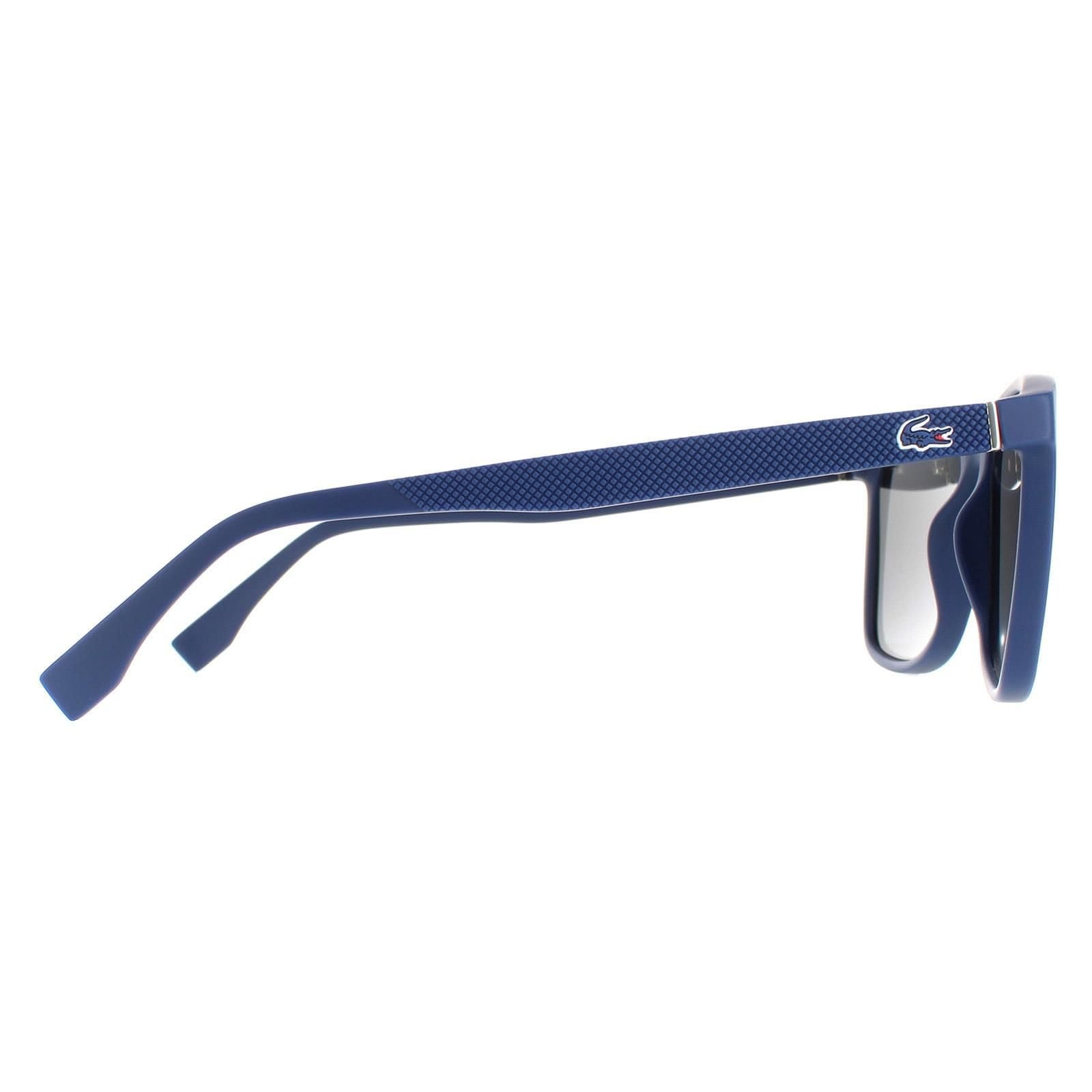 Lacoste Lacoste Men's Rectangle Matte Blue Grey Polarised L860SP - 4