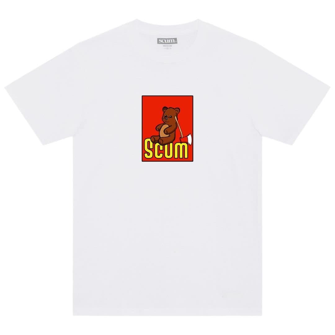 Scum Scum Men's Cuddles T-Shirt in White