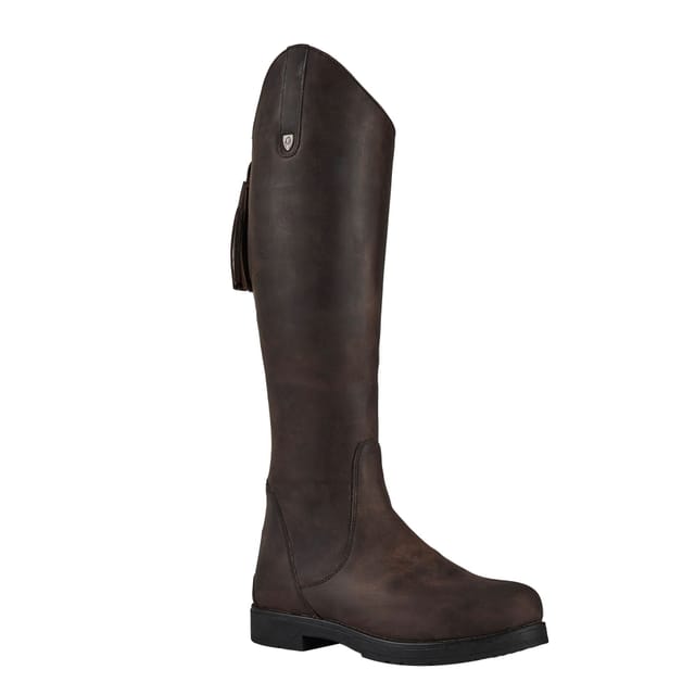 Moretta Moretta Women's Renata Leather Country Boots in Brown - 2