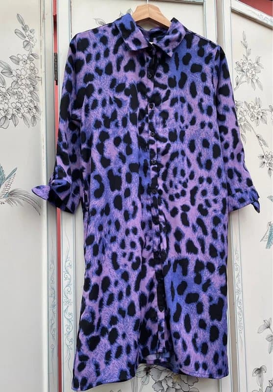 Dancing Leopard RARE!Rrp£55!DL Dress Holiday Wedding Hen Birthday Party Date Brunch Everyday Statement 18