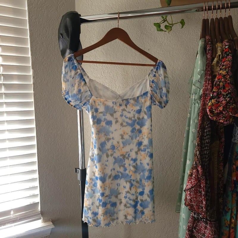 ASOS Design Asos Design Petite Floral Mini Dress Size 6