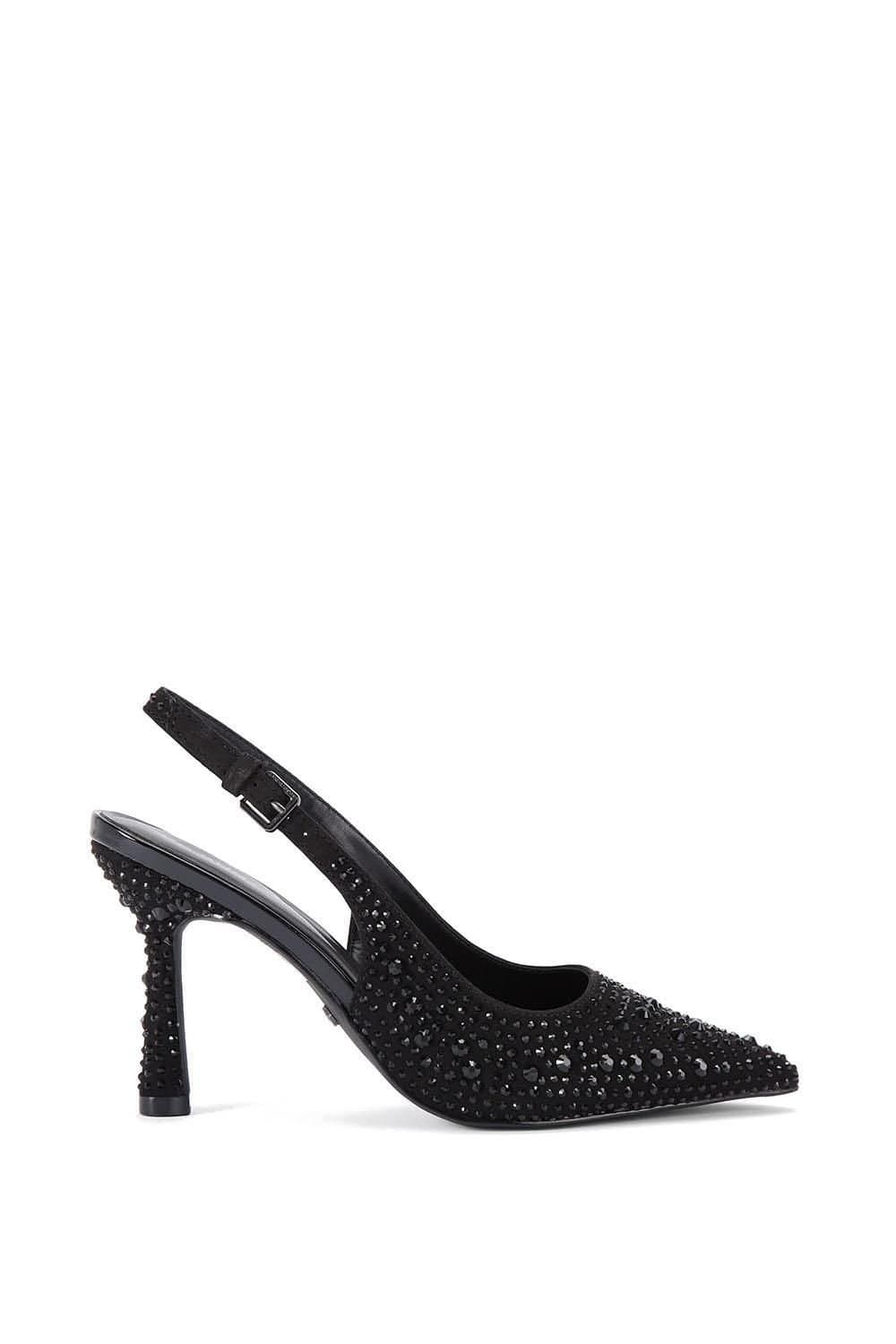 KG Kurt Geiger KG Kurt Geiger Black Crystal Embellished Heels