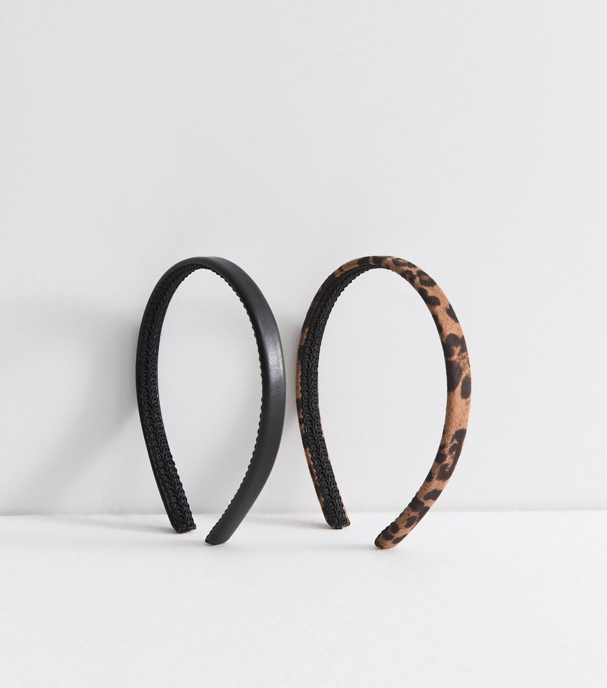New Look Brown Pack Of 2 Leopard Thin Headbands New Look - 1