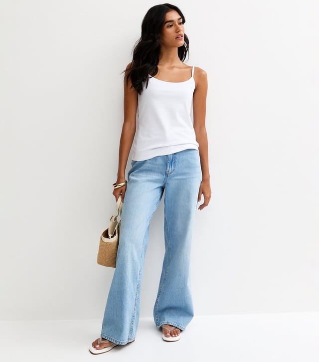 New Look Women's White Scoop Neck Cami Top New Look - 3