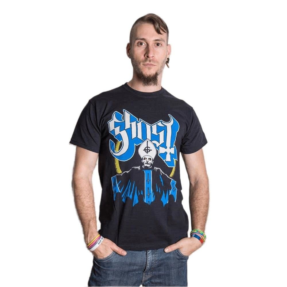Ghost Ghost Men's Papa & Band T-Shirt in Black
