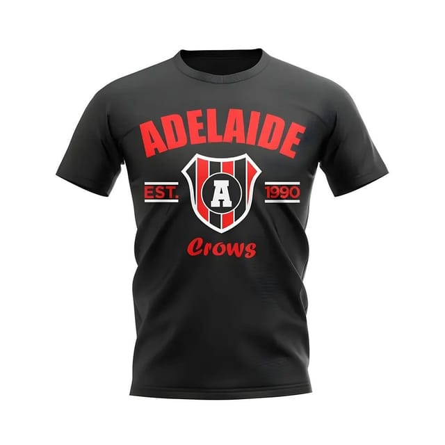Adelaide United Adelaide United Men's Personalised Adelaide Established Football T-Shirt in Black - 2