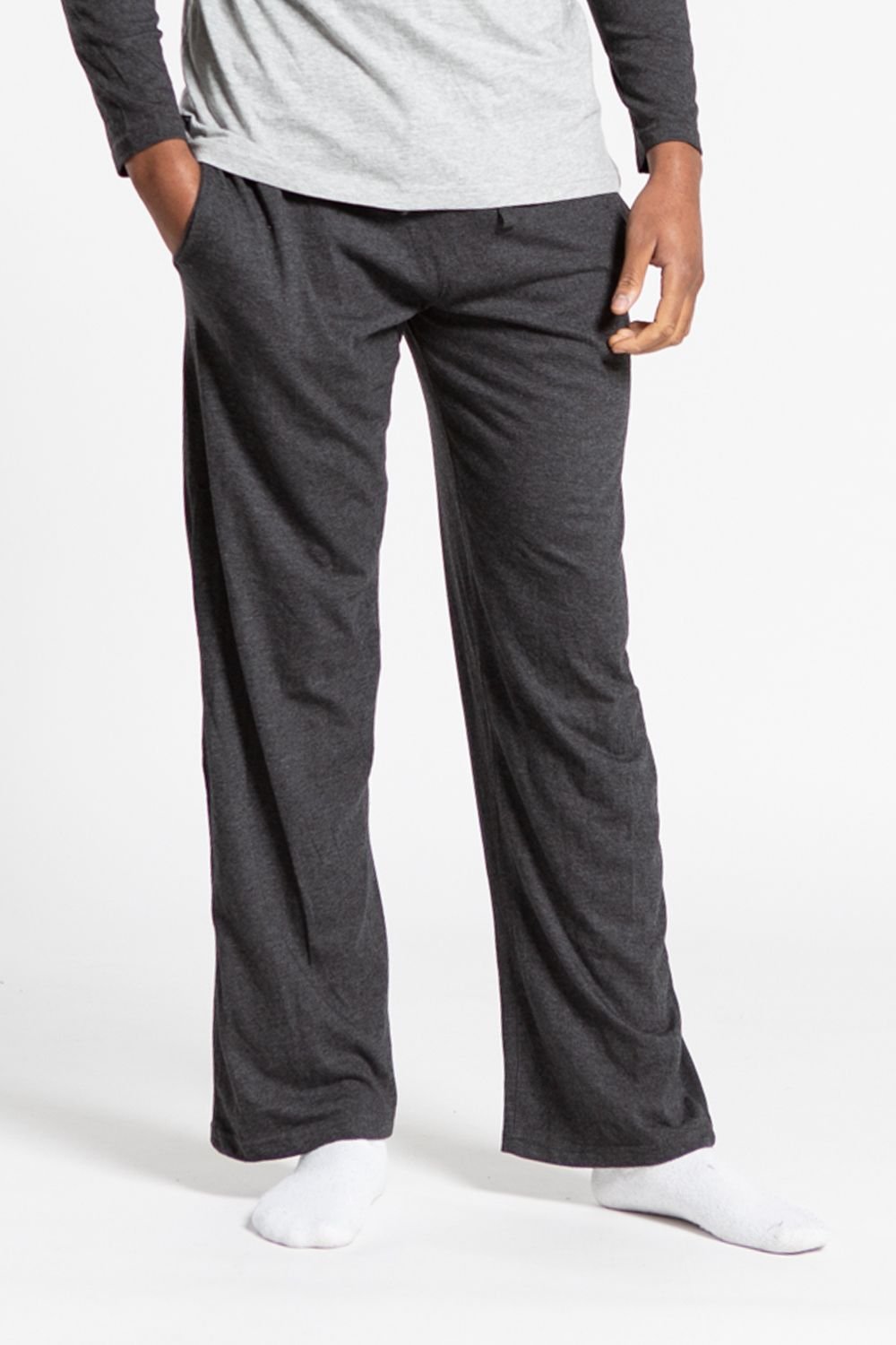 Tokyo Laundry Tokyo Laundry Men's Cotton 2-Piece Long Sleeve Top & Bottoms Pyjama Set in Light Grey - 3