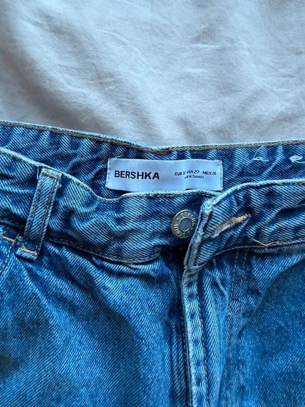 Bershka Bershka blue skater jeans