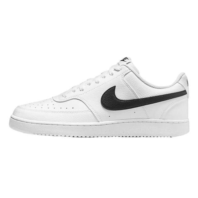 Nike Nike Men's Court Vision Synthetic Leather Trainers in White - 3