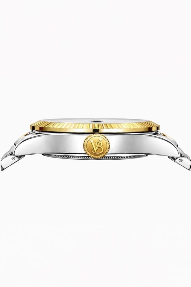 VON BREYER VON BREYER Men's Mens Watches Regent II Silver & Gold Analogue Watch For Men - 3