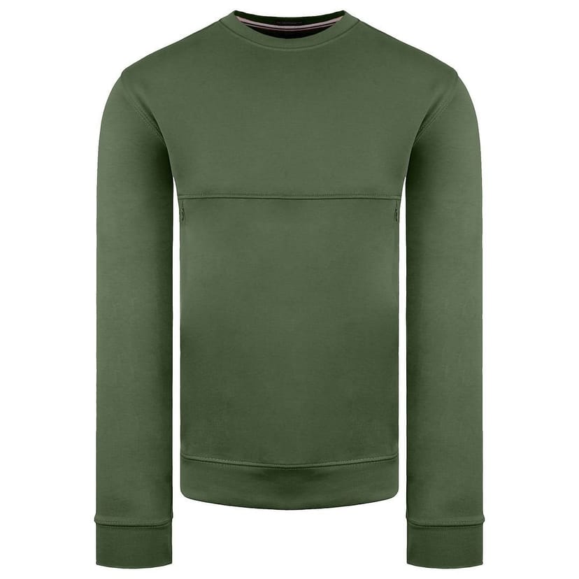 Weekend Offender Weekend Offender Men's Long Sleeve Crew Neck Asmara Green Sweater - 1