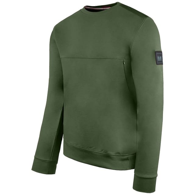 Weekend Offender Weekend Offender Men's Long Sleeve Crew Neck Asmara Green Sweater - 2