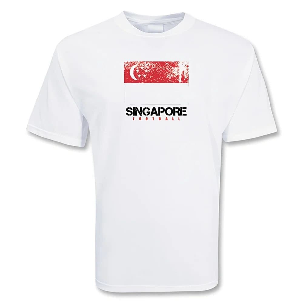 Singapore Singapore Men's Football T‑shirt in White