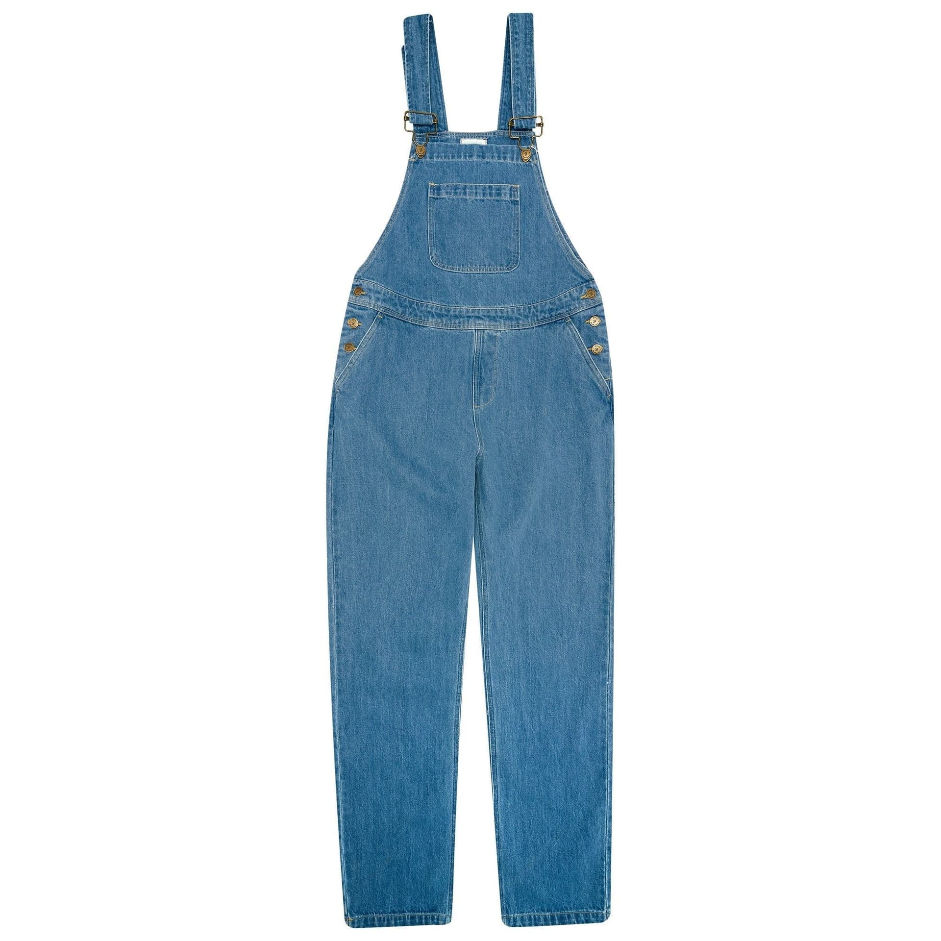 Dotty Dungarees Dotty Dungarees Women's Vintage Stonewash Denim Dungarees S (UK 8/10) in Blue