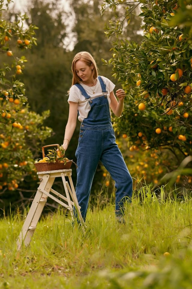 Dotty Dungarees Dotty Dungarees Women's Vintage Stonewash Denim Dungarees S (UK 8/10) in Blue - 3