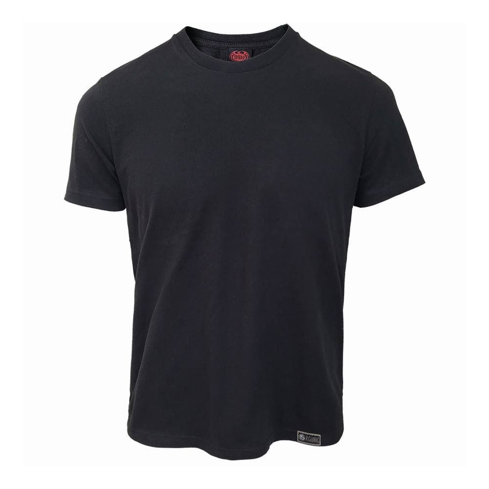 Spiral Direct Spiral Direct Men's Plain T-Shirt in Black