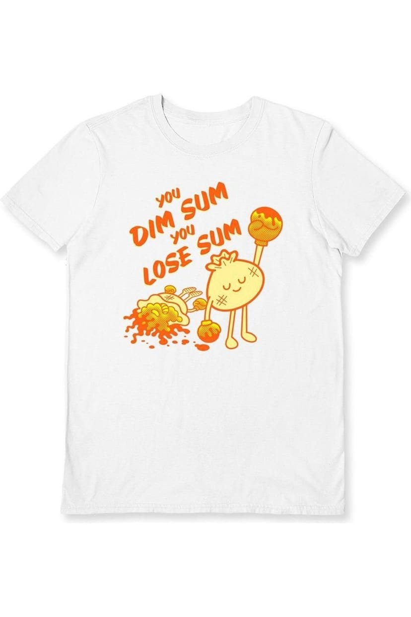 Benjimoji Benjimoji Men's Dim Sum T-Shirt in White - 1