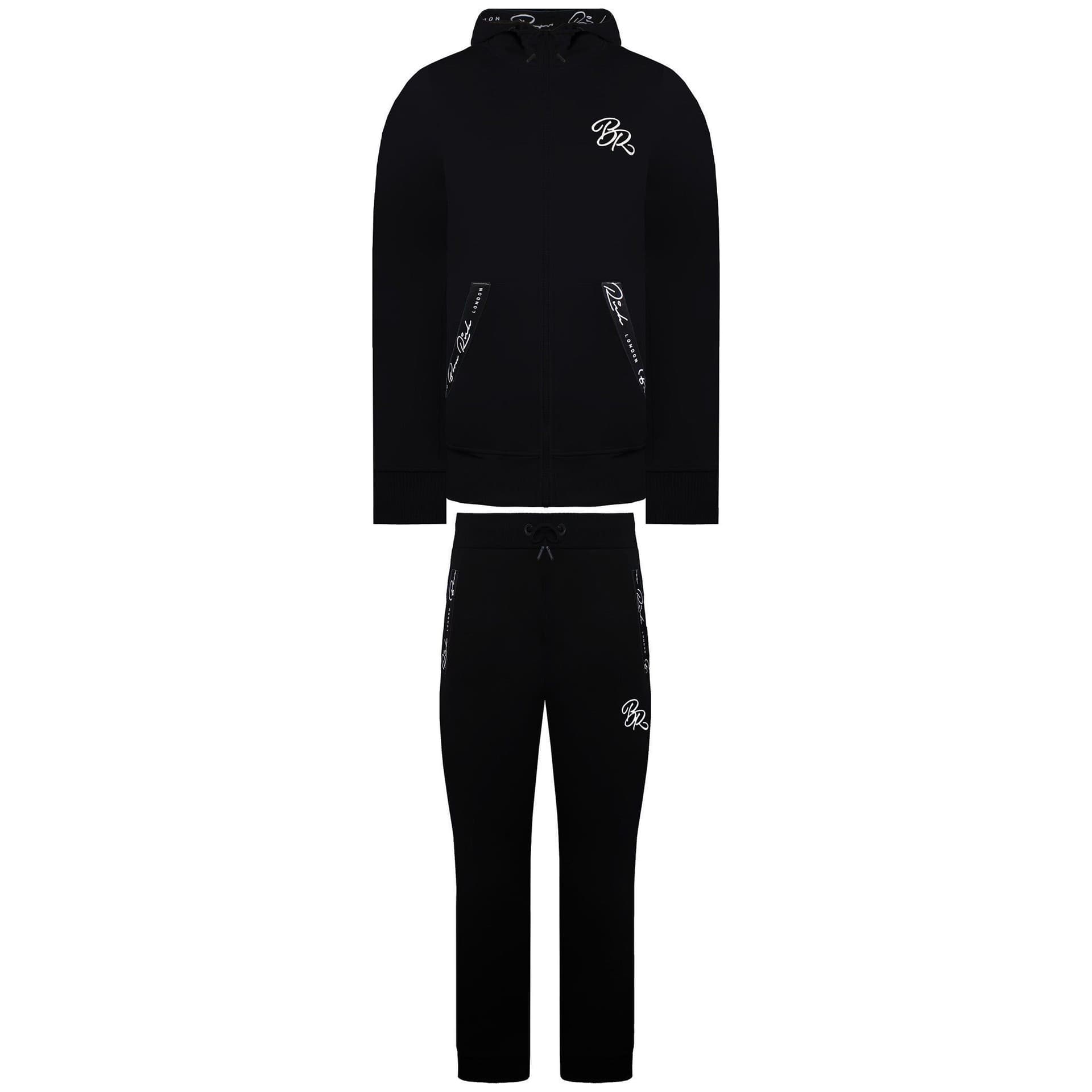 Born Rich Born Rich Men's Foletti Black Tracksuit