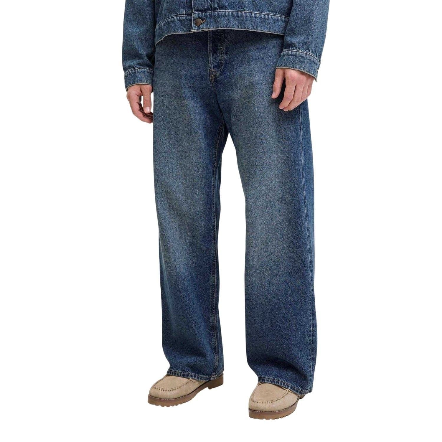 jack & jones Jack & Jones Men's 080 Denim Tapered Jeans in Bright Blue