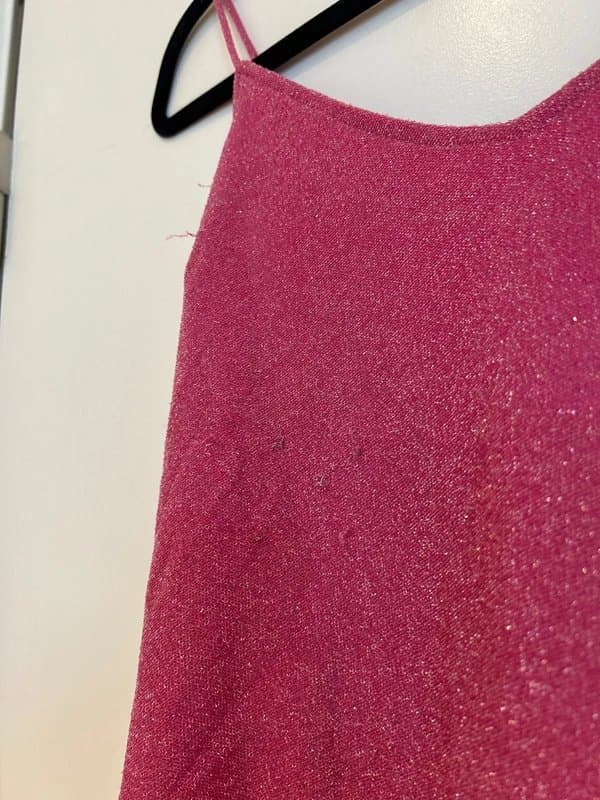 Never Fully Dressed Never fully dressed pink knitted cami top