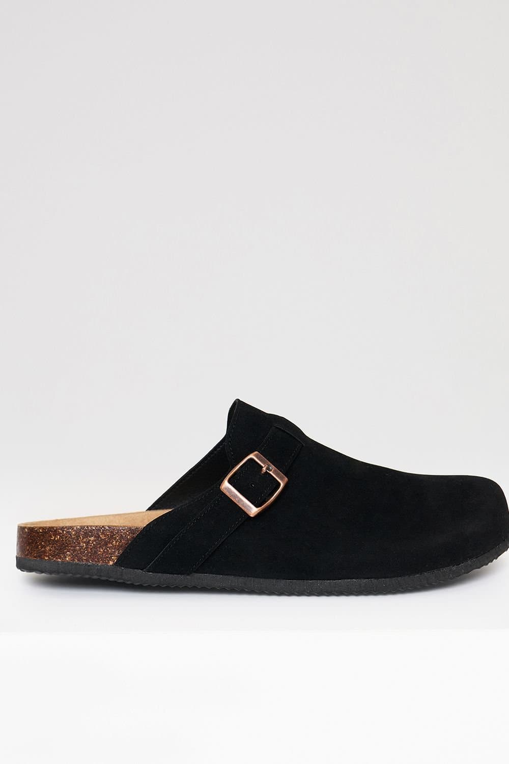 Threadbare threadbare Men's Faux Suede Mule Sandals in Black