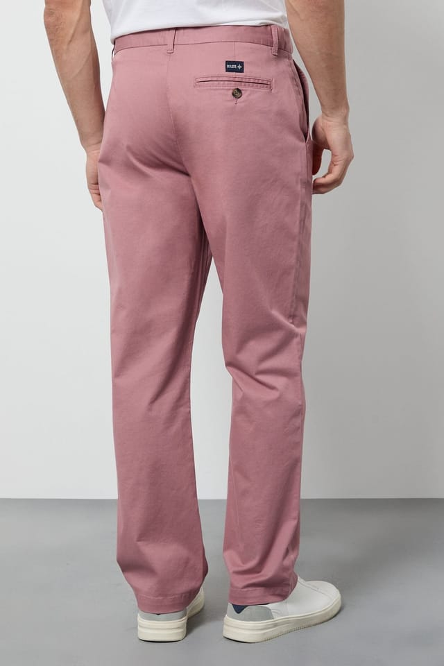 Maine Maine Men's Pink Premium Chino Trousers - 3