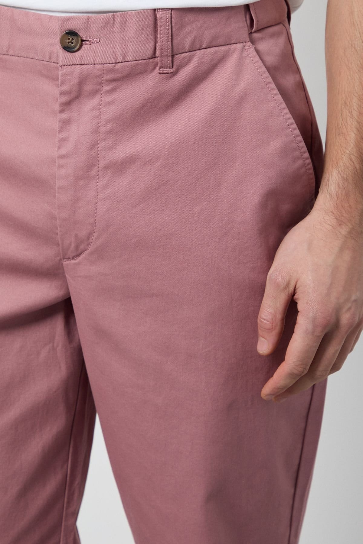 Maine Maine Men's Pink Premium Chino Trousers - 4