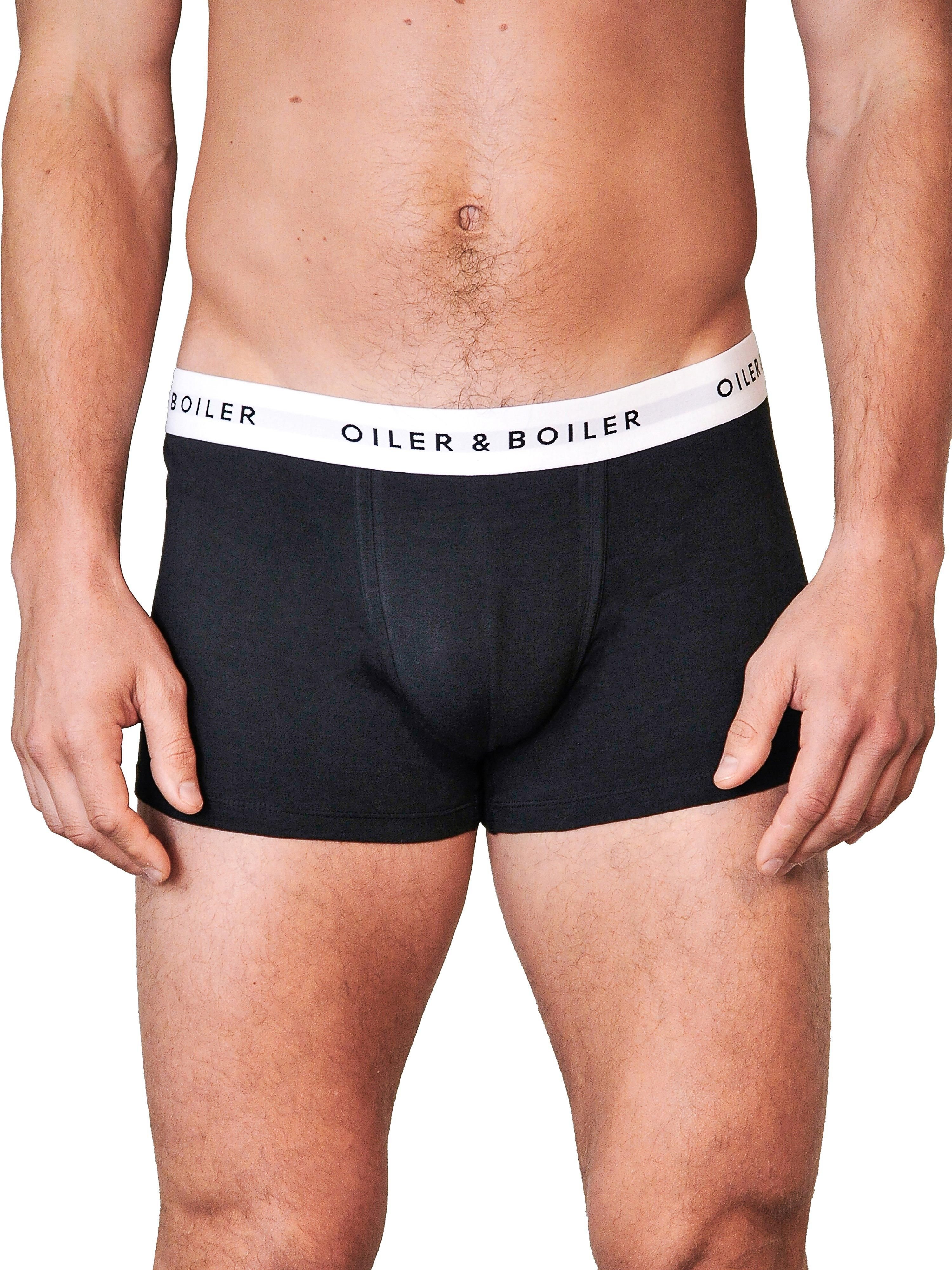 Oiler & Boiler Oiler & Boiler Men's Classic Boxer Brief in Black - 1