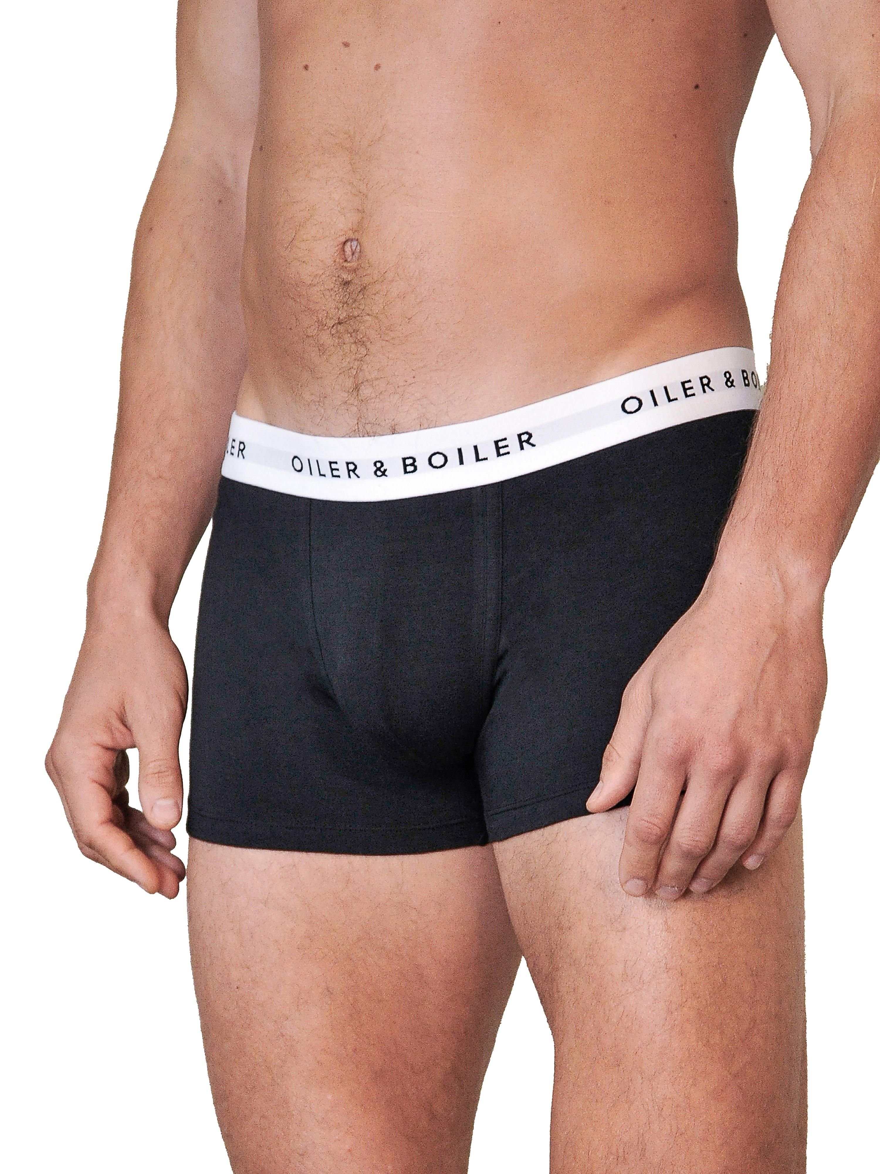 Oiler & Boiler Oiler & Boiler Men's Classic Boxer Brief in Black - 3
