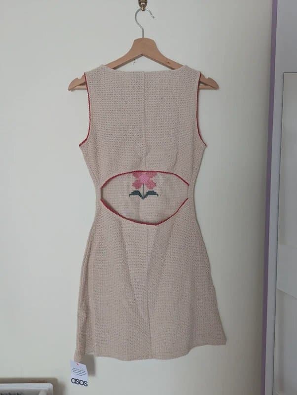 ASOS Design Cotton Flower Design Dress