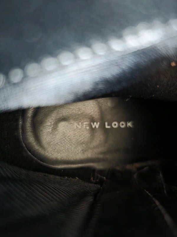 New Look Black leather ankle boots