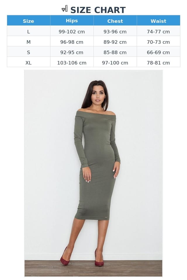 Love Lace Love Lace Women's Off Shoulder Fitted Knee Length Evening Dress in Green - 3