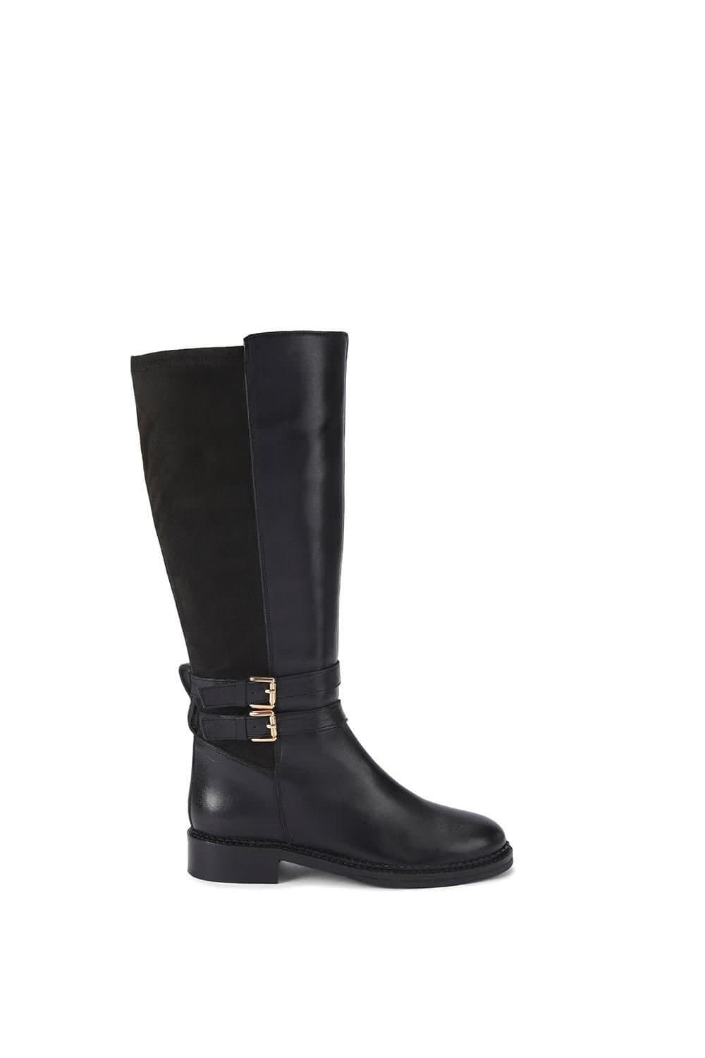 KG Kurt Geiger KG Kurt Geiger Women's 'Trying' Leather Boots in Black