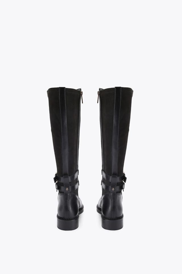 KG Kurt Geiger KG Kurt Geiger Women's 'Trying' Leather Boots in Black - 3