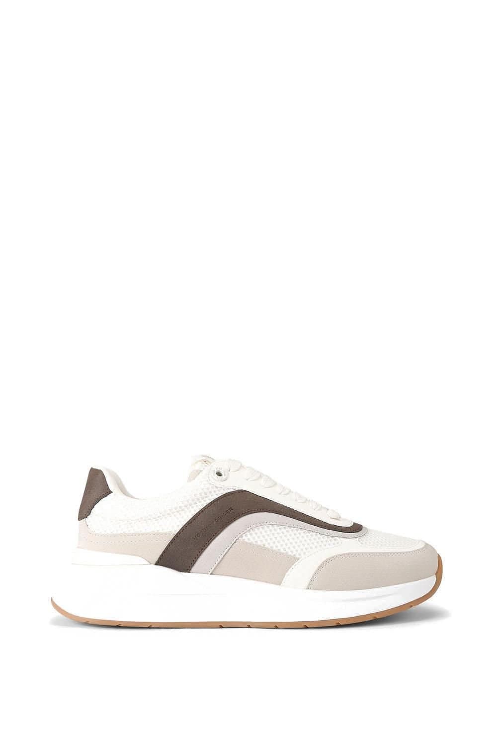 KG Kurt Geiger KG Kurt Geiger Men's 'Jax' Trainers in White and Brown