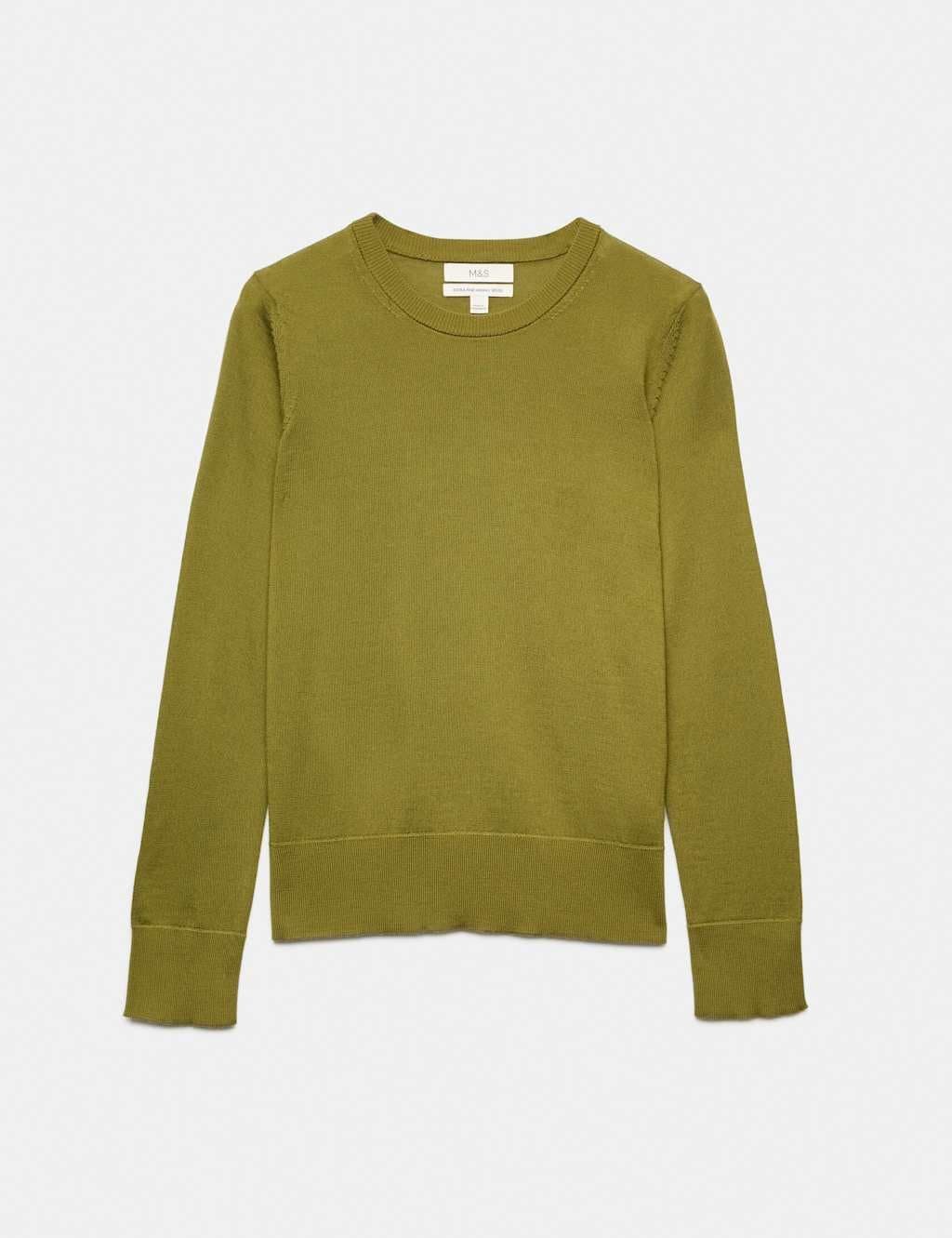 Marks & Spencer M&S Moss Pure Merino Crew Neck Jumper