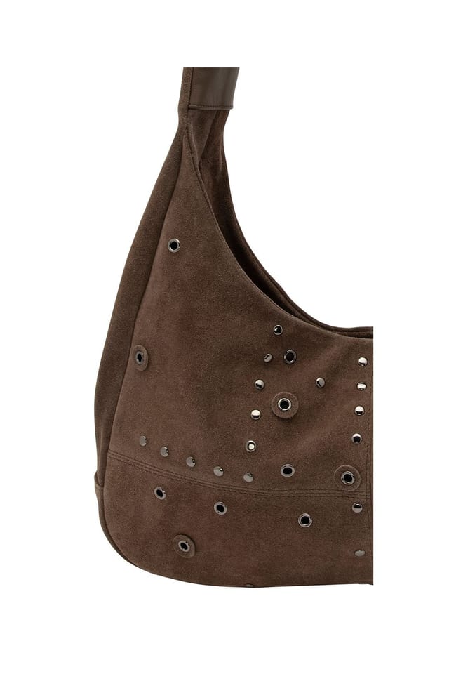 Lotus Lotus Women's 'Francina' Suede Handbag in Taupe - 3