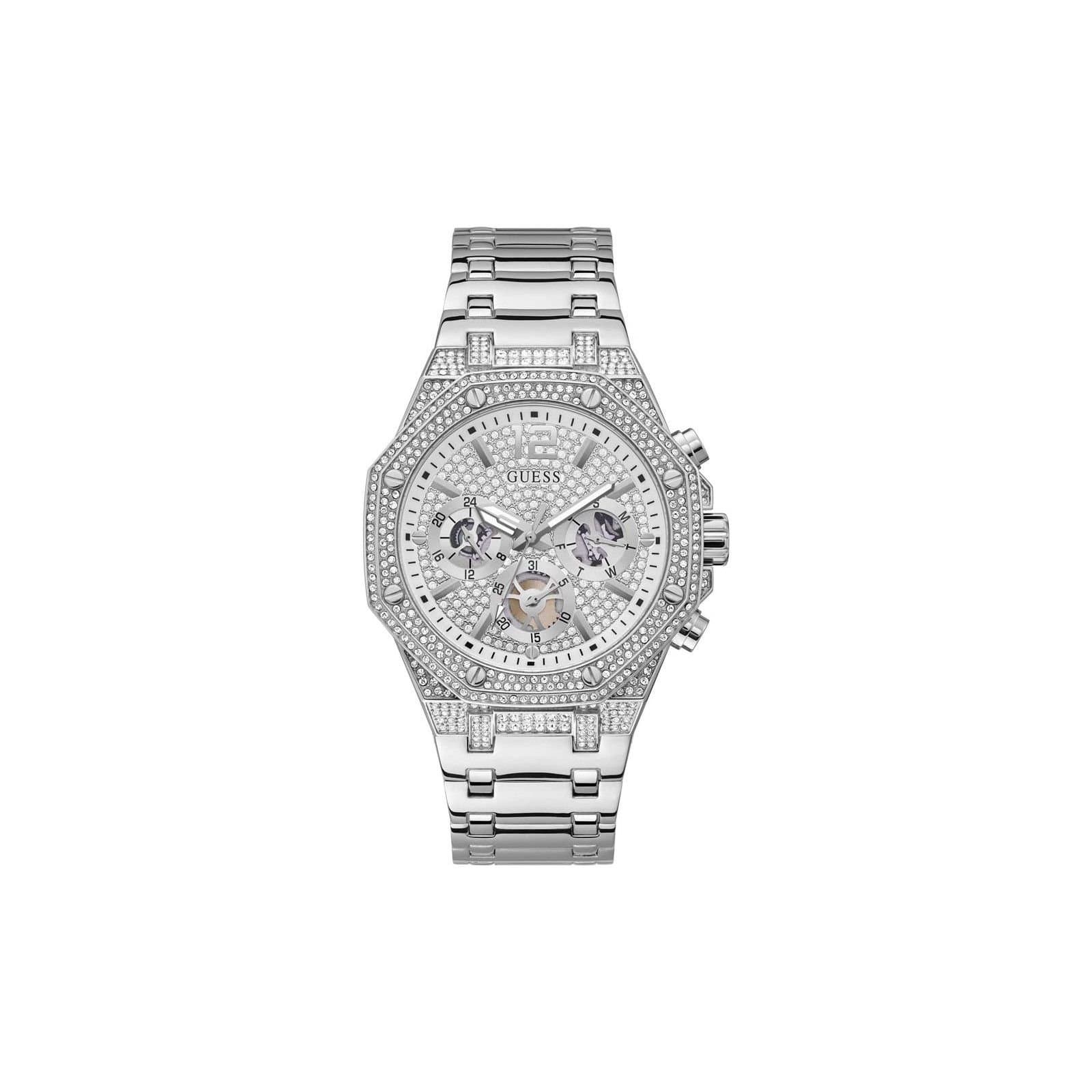 Guess Guess Men's GW0419G1 Momentum 44mm Quartz Watch in Silver