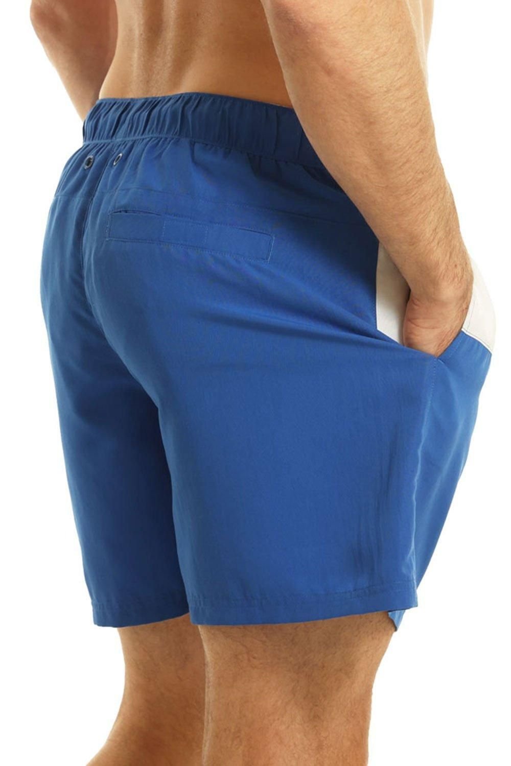 RIPT Essentials RIPT Essentials Men's Stripe Swim Shorts in Blue - 3