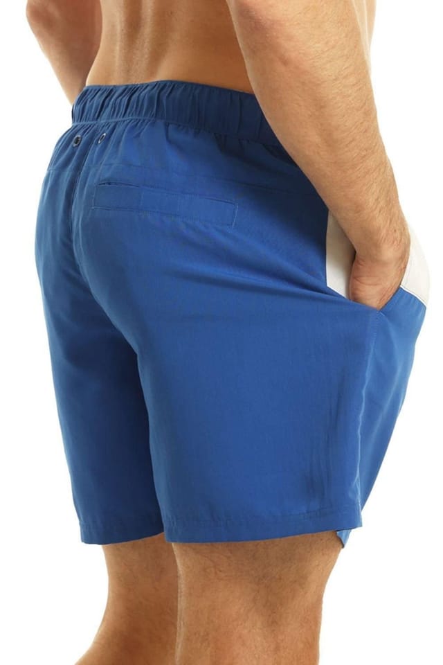 RIPT Essentials RIPT Essentials Men's Stripe Swim Shorts in Blue - 3