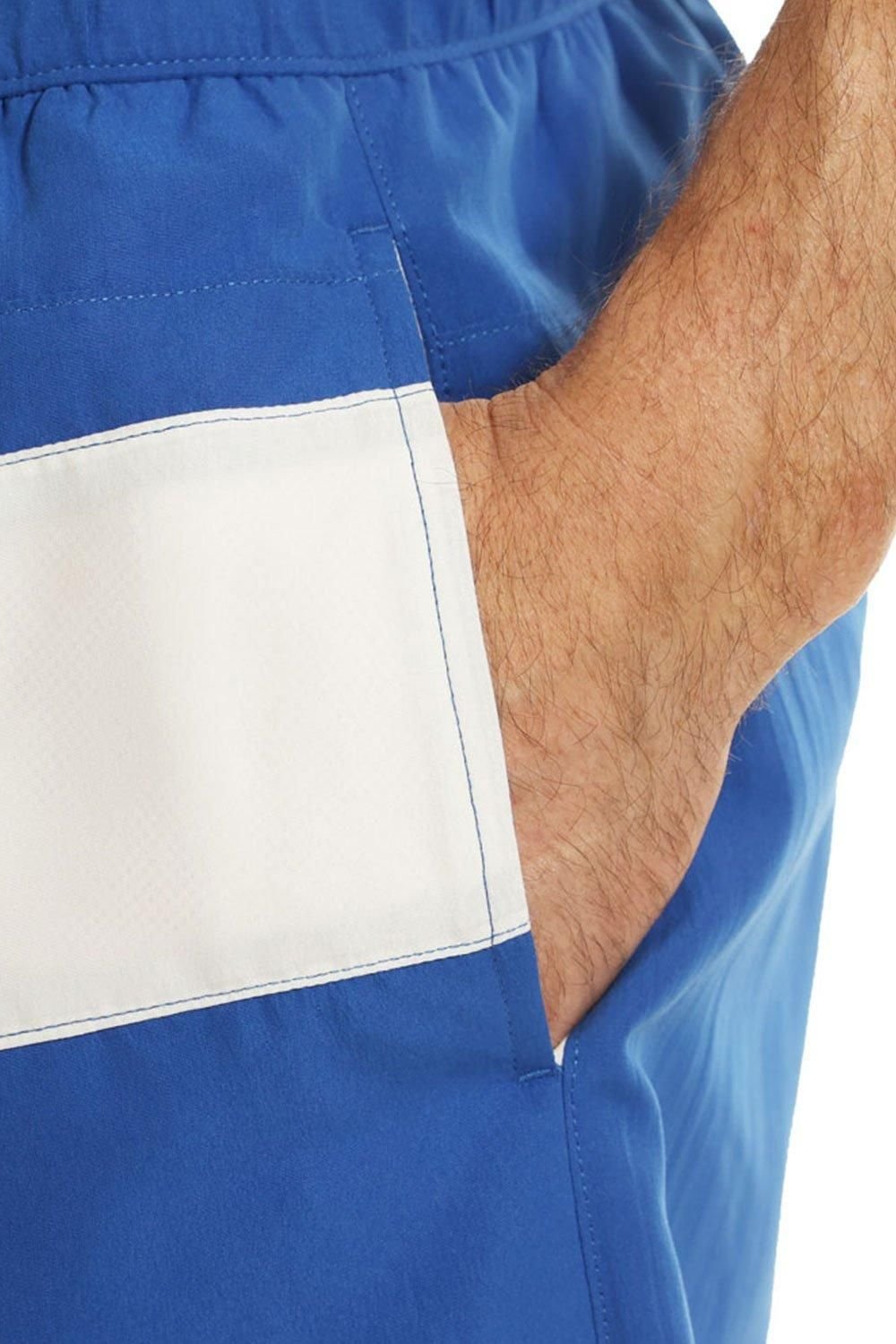 RIPT Essentials RIPT Essentials Men's Stripe Swim Shorts in Blue - 4